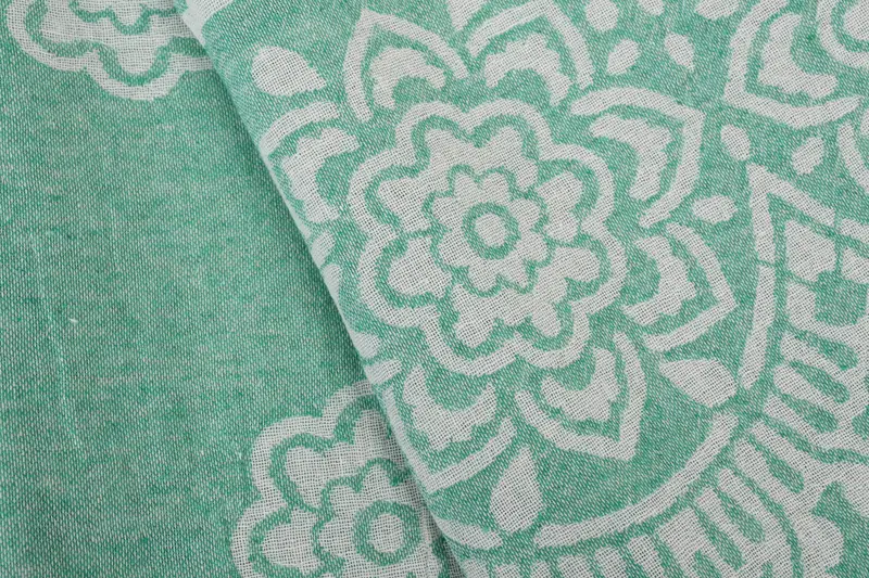 Large Turkish Towel, Luxury Beach Towel, Bridal Shower Favors, Bride Gift, 74x36 Cotton Floral Patterned Towel, Bachelorette Party Gifts Bridesmaids - 6