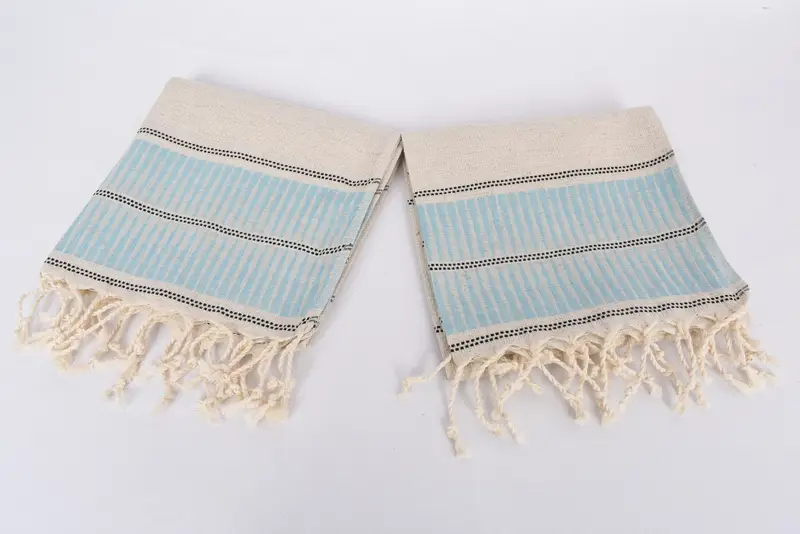 40x20 Linen Striped Towel, Personalized Dish Towel, Hand Size Towels, Xmas Gifts, Turkish Towel Hand Towel, Girl Trip Party Favor, Small Bath Towels - 6