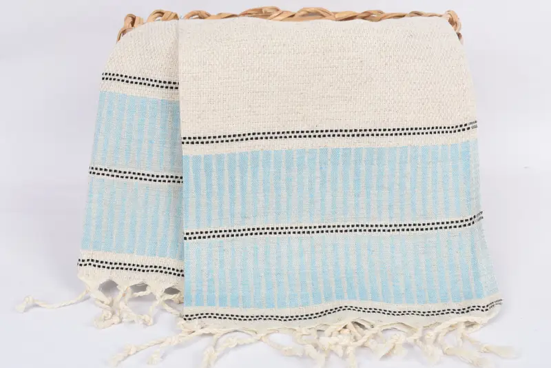 40x20 Linen Striped Towel, Personalized Dish Towel, Hand Size Towels, Xmas Gifts, Turkish Towel Hand Towel, Girl Trip Party Favor, Small Bath Towels - 5