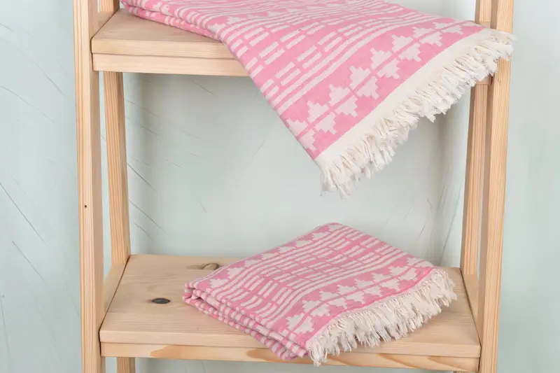 Turkish Towel USA, Bridesmaid Gifts, Personalized Gift For Her, 70x40 Cotton Kilim Design Towel, Personalized Beach Towel, Beach Size Towel - 6