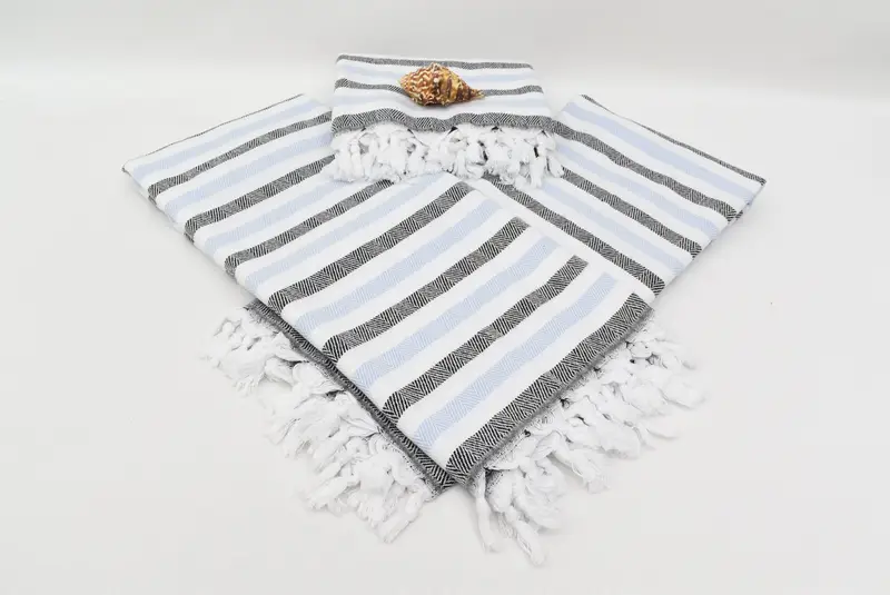 Bachelorette Party Gifts, Valentines Gift, 64x40 Cotton Striped Towel, Spa Towel, Bridal Shower Favors, Best Friend Wedding Gift, Housewarming Gift - 8