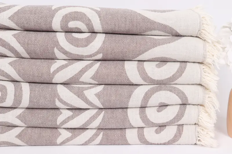 Bachelor Gifts, 70x36 Cotton Patterned Towel, Monogram Turkish Bath Towel, Embroidered Towel, Bachelorette Party Favors Beach, Beach Towel Gift - 4