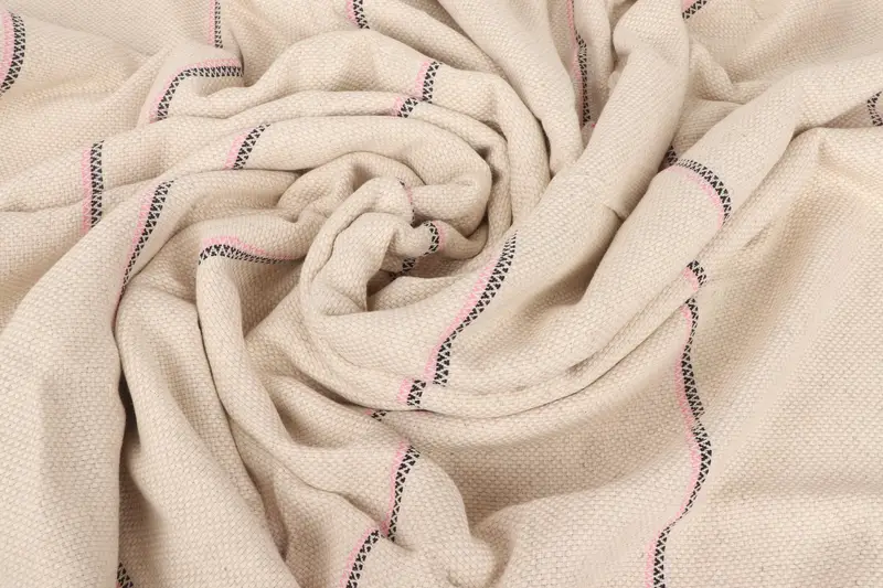 Custom Blanket, Large Beach Towel Personalized, Bachelorette Party Favors, Housewarming Gift, Bridal Shower Gifts, 104x96 Cotton Striped Towel - 8