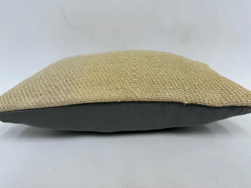 Kilim Pillow, 12x20 Beige Cushion Cover, Decorative Bolster Cushion Cover, Cushion Cover, Turkish Kilim Pillow, Ethnical Kilim Rug Pillow - 5