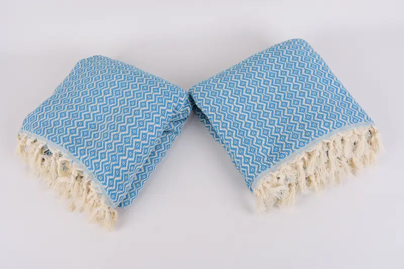96x80 Cotton Diamond Towel, Home Decor Blankets, Boho Throw Blankets, Beach Wedding Favor, Turkish Blanket, Monogram Beach Blanket, Monogram Blanket - 6