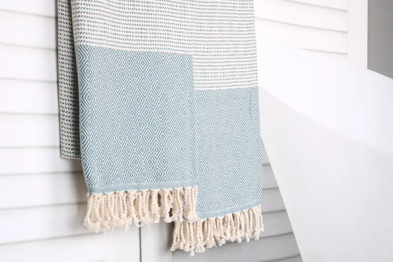 Travel towel, Bachelorette Party Gifts, 70x40 Cotton Chevron Towel, Beach Theme Wedding Gift, Custom Gift, Valentines Day Gift Idea, Bath towel - 8