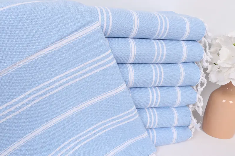 Welcome Wedding Gift, Best Friend Gift, Small Bath Towels, 40x24 Cotton Striped Towel, Turkish Tea Towel, Personalized Hand Towel, Organic Towel - 1