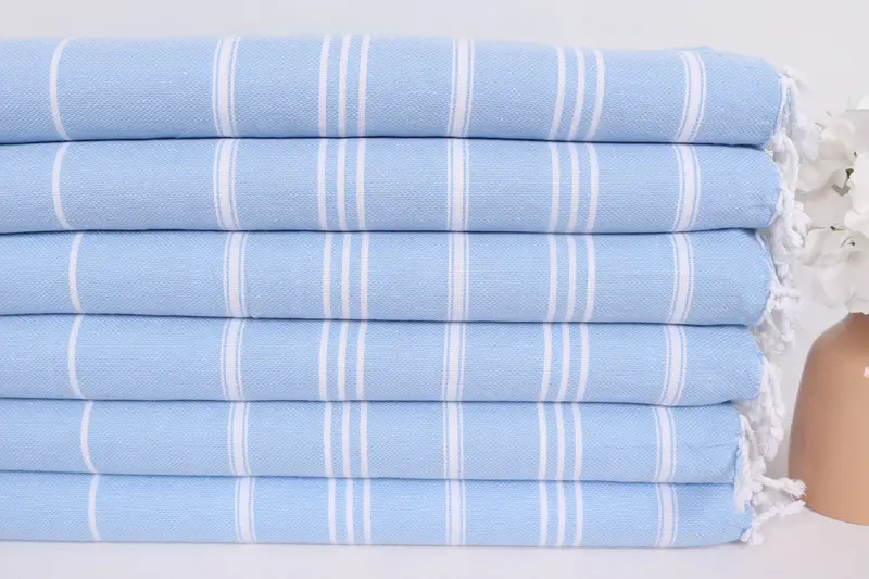 Welcome Wedding Gift, Best Friend Gift, Small Bath Towels, 40x24 Cotton Striped Towel, Turkish Tea Towel, Personalized Hand Towel, Organic Towel - 3