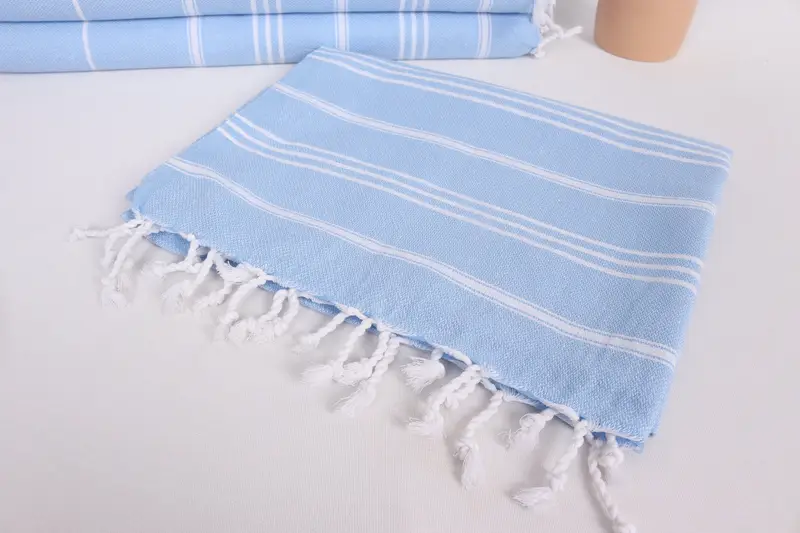 Welcome Wedding Gift, Best Friend Gift, Small Bath Towels, 40x24 Cotton Striped Towel, Turkish Tea Towel, Personalized Hand Towel, Organic Towel - 5