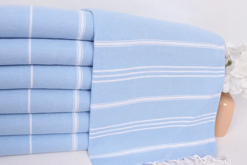 Welcome Wedding Gift, Best Friend Gift, Small Bath Towels, 40x24 Cotton Striped Towel, Turkish Tea Towel, Personalized Hand Towel, Organic Towel - 2