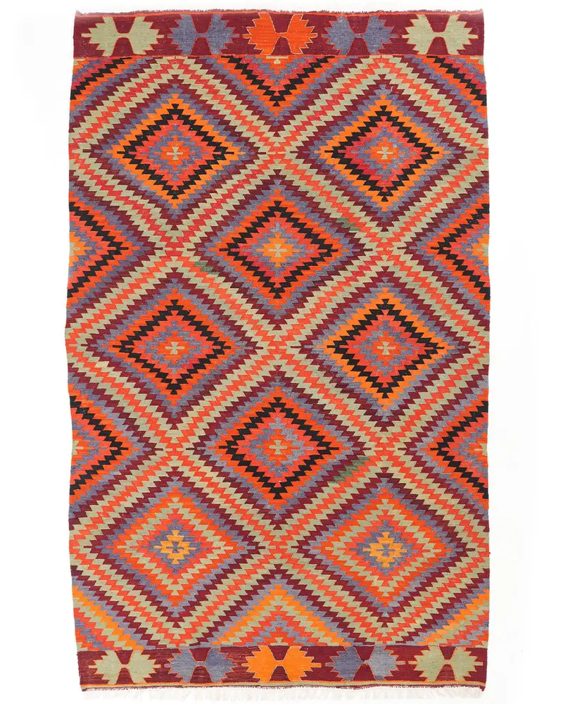 Kırmızı Halı, 5,1x8,4 ft Zarif ve Çok Yönlü