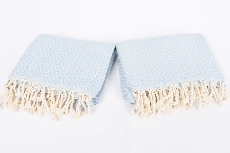 Gifts For Him, Embroidered Turkish Towel, Quick-dry towel, Gift Boxes Towel, 70x40 Cotton Diamond Towel, Sand-Resistant Peshtemal, Handmade Gift - 6