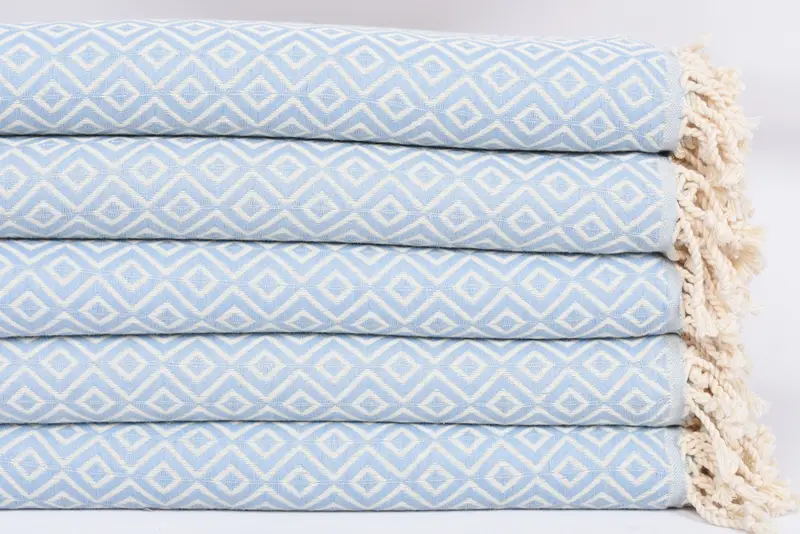 Gifts For Him, Embroidered Turkish Towel, Quick-dry towel, Gift Boxes Towel, 70x40 Cotton Diamond Towel, Sand-Resistant Peshtemal, Handmade Gift - 3