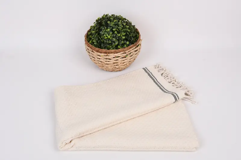 Sand-Resistant Peshtemal, Wedding Gifts Towel, 68x36 Cotton Striped Towel, Xmas Gifts, Peshtemal Towel USA, Custom Towel, Summer Gift, Wedding Towel - 4