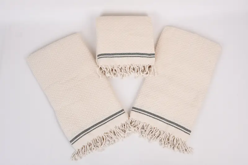 Sand-Resistant Peshtemal, Wedding Gifts Towel, 68x36 Cotton Striped Towel, Xmas Gifts, Peshtemal Towel USA, Custom Towel, Summer Gift, Wedding Towel - 6