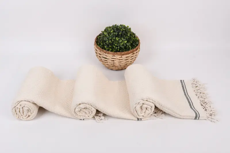 Sand-Resistant Peshtemal, Wedding Gifts Towel, 68x36 Cotton Striped Towel, Xmas Gifts, Peshtemal Towel USA, Custom Towel, Summer Gift, Wedding Towel - 8