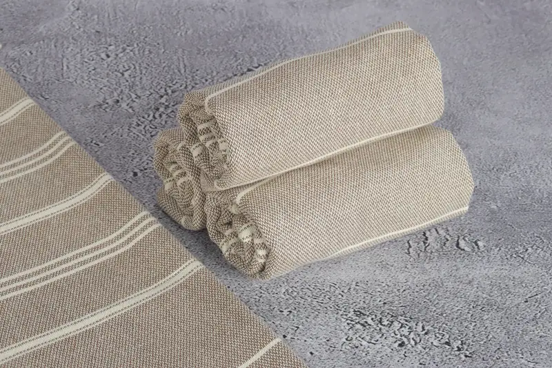 Personalized Gift, Monogram Hand Towel, Personalized Home Gift Wedding, Personalized Gift For Him, Personalized Gifts, 36x24 Cotton Striped Towel - 8