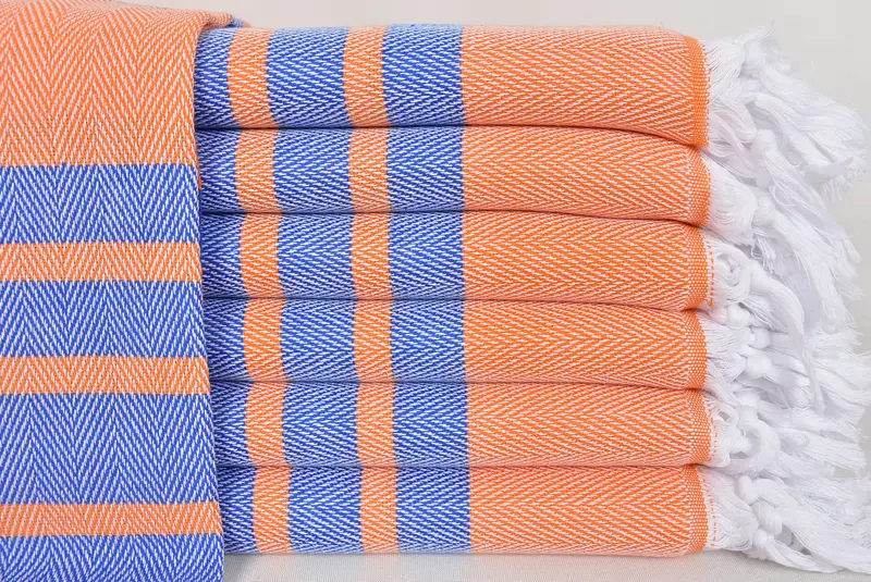 Beach Size Towel, Wedding Gift, Turkish Bath Towel USA, Lightweight Turkish towel, Welcome Wedding Gift, 68x36 Cotton Chevron Towel, Travel towel - 1