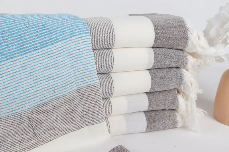 Bachelorette Party Gifts, Baby Boy Gift, 68x40 Cotton Striped Towel, Bridesmaid Gift Towel, Mexico Bachelorette Party Gifts, Quick-Dry Beach Towel - 1