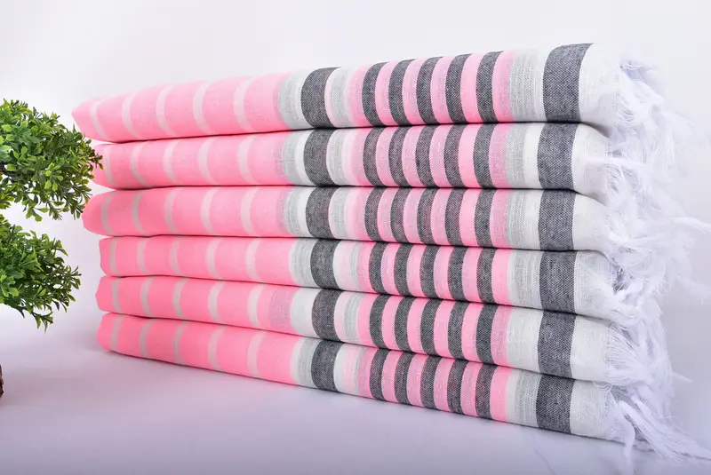 Gift For Him, Cute Beach Towel, Decorative Towel, Bath towel, 68x40 Cotton Striped Towel, Bridesmaid Gifts Personalized, Personalized Beach Towel - 3