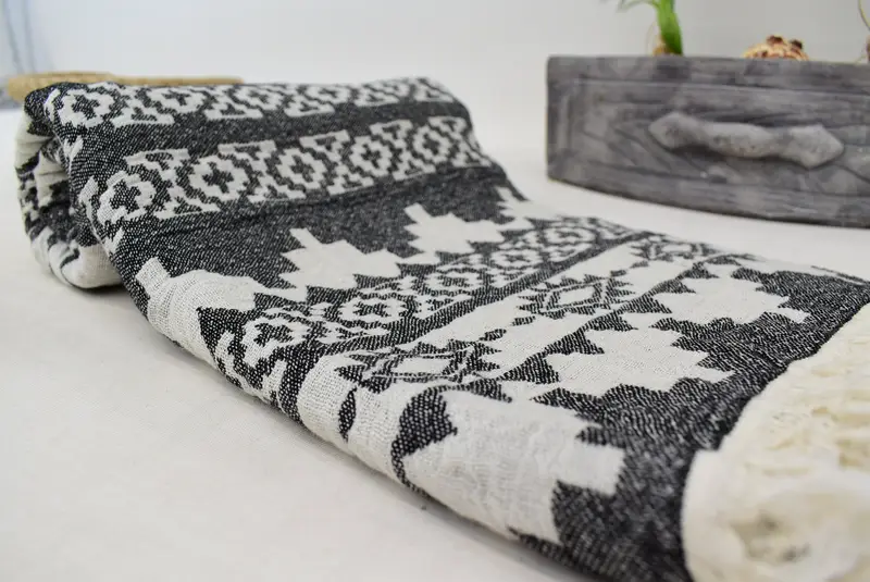 70x36 Cotton Kilim Towel, Bridesmaid Gift Towel, Valentines Day Gift For Him, Customized Turkish Towel, Bachelorette Party Decorations, Summer Gift - 8