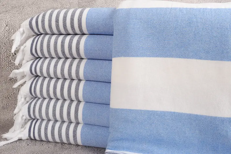 Turkish bath towel for spa, Personalize Gift, Wedding Gifts Towel, Summer Gift, Embroidered Towel, 68x36 Cotton Striped Terry Towel, Summer Towel - 1