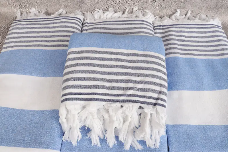 Turkish bath towel for spa, Personalize Gift, Wedding Gifts Towel, Summer Gift, Embroidered Towel, 68x36 Cotton Striped Terry Towel, Summer Towel - 4