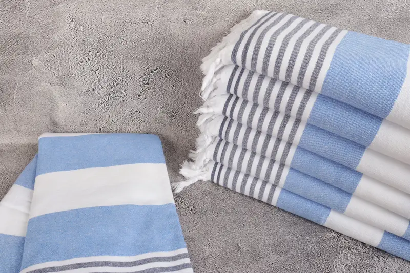 Turkish bath towel for spa, Personalize Gift, Wedding Gifts Towel, Summer Gift, Embroidered Towel, 68x36 Cotton Striped Terry Towel, Summer Towel - 2
