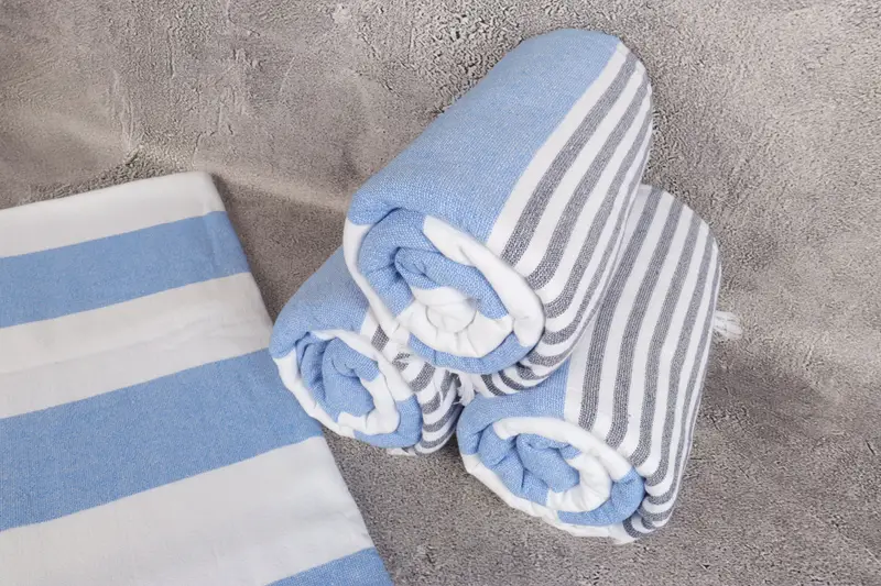 Turkish bath towel for spa, Personalize Gift, Wedding Gifts Towel, Summer Gift, Embroidered Towel, 68x36 Cotton Striped Terry Towel, Summer Towel - 8