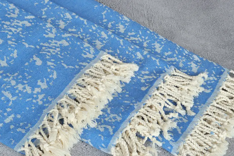Bath towel, Bridal Shower Favor, Turkish beach towel, Organic towel, Handmade Turkish hammam towel, Gym Towel, 70x40 Cotton Carretta Patterned Towel - 6