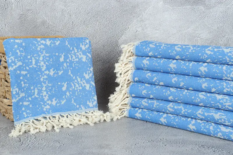 Bath towel, Bridal Shower Favor, Turkish beach towel, Organic towel, Handmade Turkish hammam towel, Gym Towel, 70x40 Cotton Carretta Patterned Towel - 4