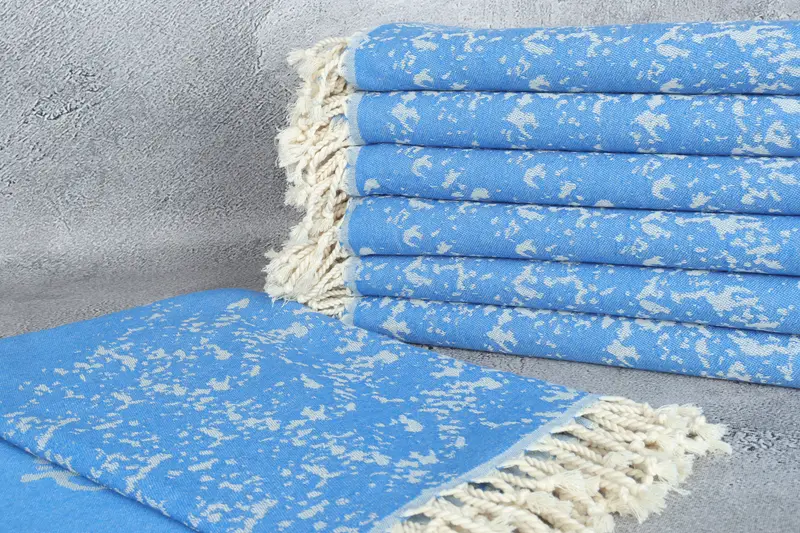 Bath towel, Bridal Shower Favor, Turkish beach towel, Organic towel, Handmade Turkish hammam towel, Gym Towel, 70x40 Cotton Carretta Patterned Towel - 3