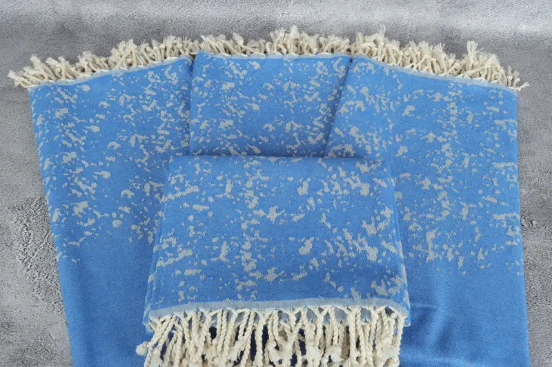 Bath towel, Bridal Shower Favor, Turkish beach towel, Organic towel, Handmade Turkish hammam towel, Gym Towel, 70x40 Cotton Carretta Patterned Towel - 5