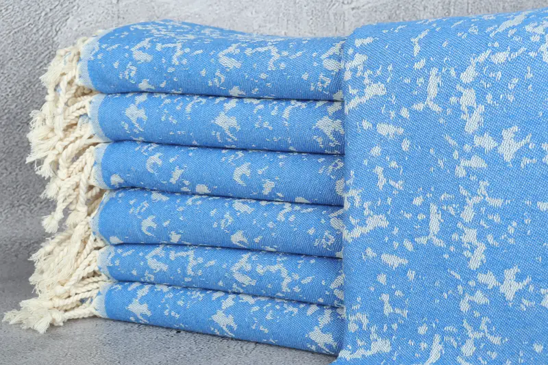 Bath towel, Bridal Shower Favor, Turkish beach towel, Organic towel, Handmade Turkish hammam towel, Gym Towel, 70x40 Cotton Carretta Patterned Towel - 2