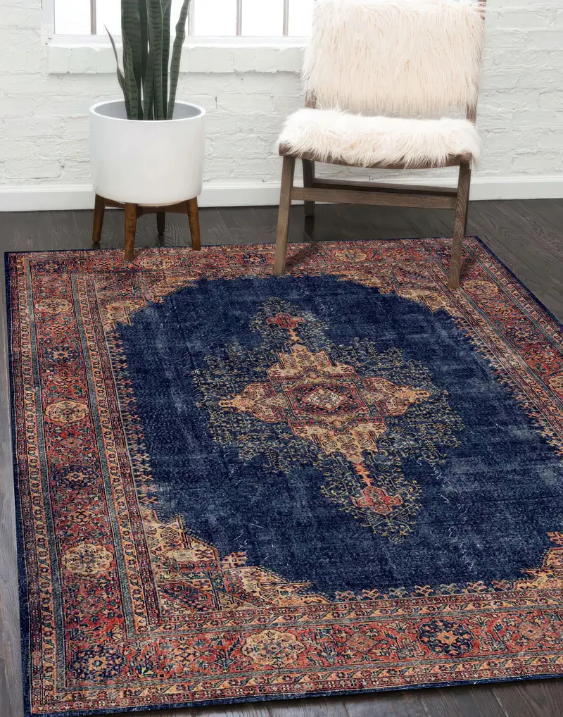 エレガントなプリントラグ：モダンなデザイン、柔らかい生地、ユニークなパターン。