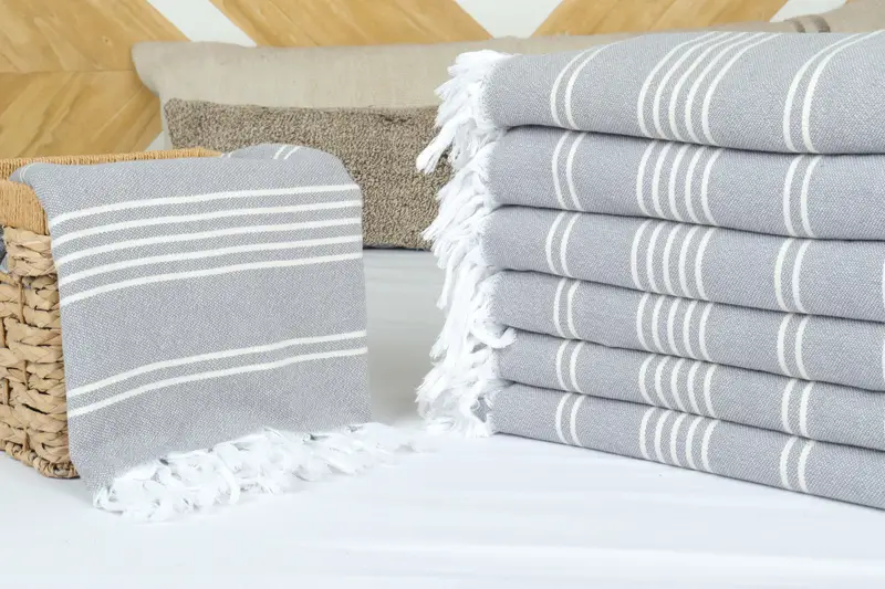 Throw Blanket, 96x70 Cotton Striped Towel, Spooky Bachelorette Party, Turkish Tablecloth, Bachelorette Party Favors, Housewarming Gift, Bridal Gifts - 4