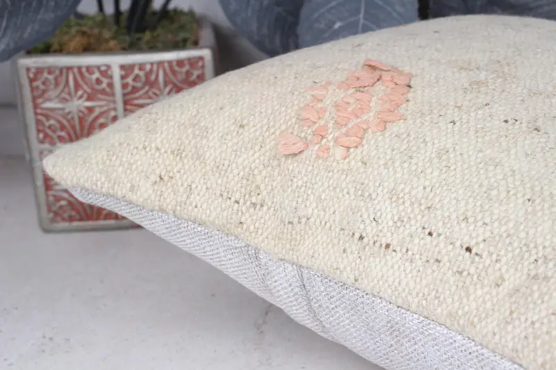 Pattern Throw Cushion Case, Cushion, Boho Pillow Sham Cover, Pillow for Couch, 12x12 Beige Pillow Sham, Home Decor Pillow - 7