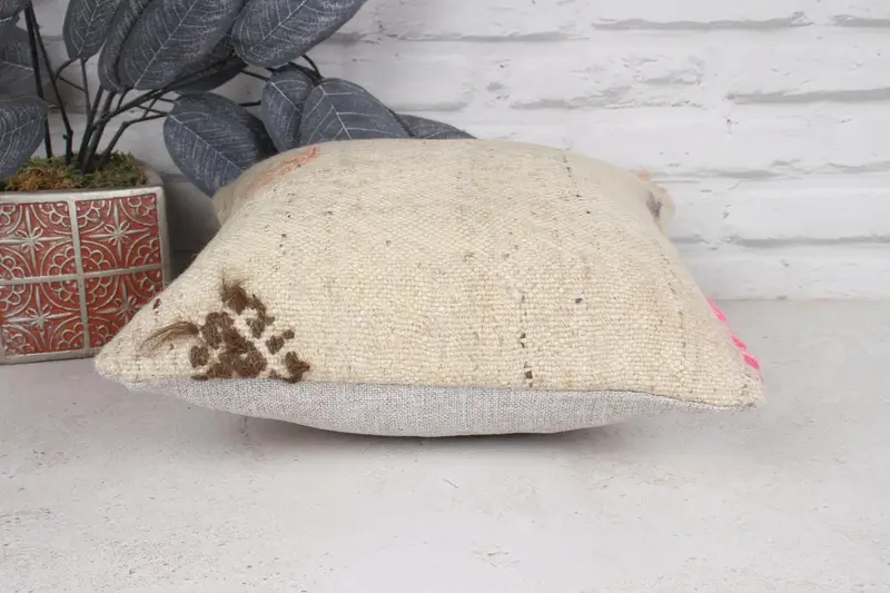 Pattern Throw Cushion Case, Cushion, Boho Pillow Sham Cover, Pillow for Couch, 12x12 Beige Pillow Sham, Home Decor Pillow - 5