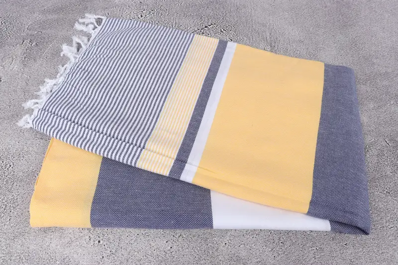 Absorbent towel, Soft towel, Eco-Friendly Turkish Towel, 68x40 Cotton Striped Towel, Hammam towel, Wedding Gift Ideas, Girls Weekend Getaways Ideas - 6