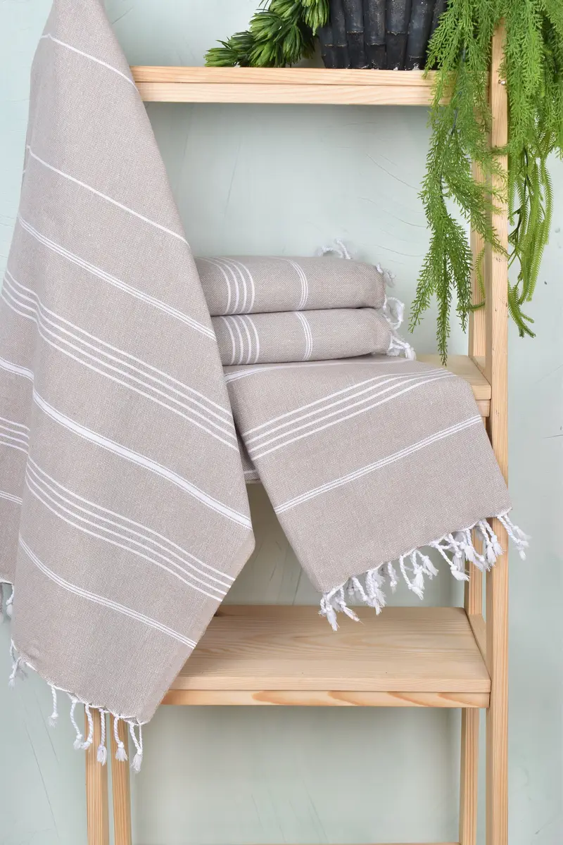 70x40 Cotton Striped Towel, Best Wedding Gift, Summer Gift, Luxury towel, Sand-resistant towel, Scarf Towel, Personalize Gift, Luxury Beach Towel - 6