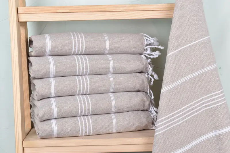 70x40 Cotton Striped Towel, Best Wedding Gift, Summer Gift, Luxury towel, Sand-resistant towel, Scarf Towel, Personalize Gift, Luxury Beach Towel - 2