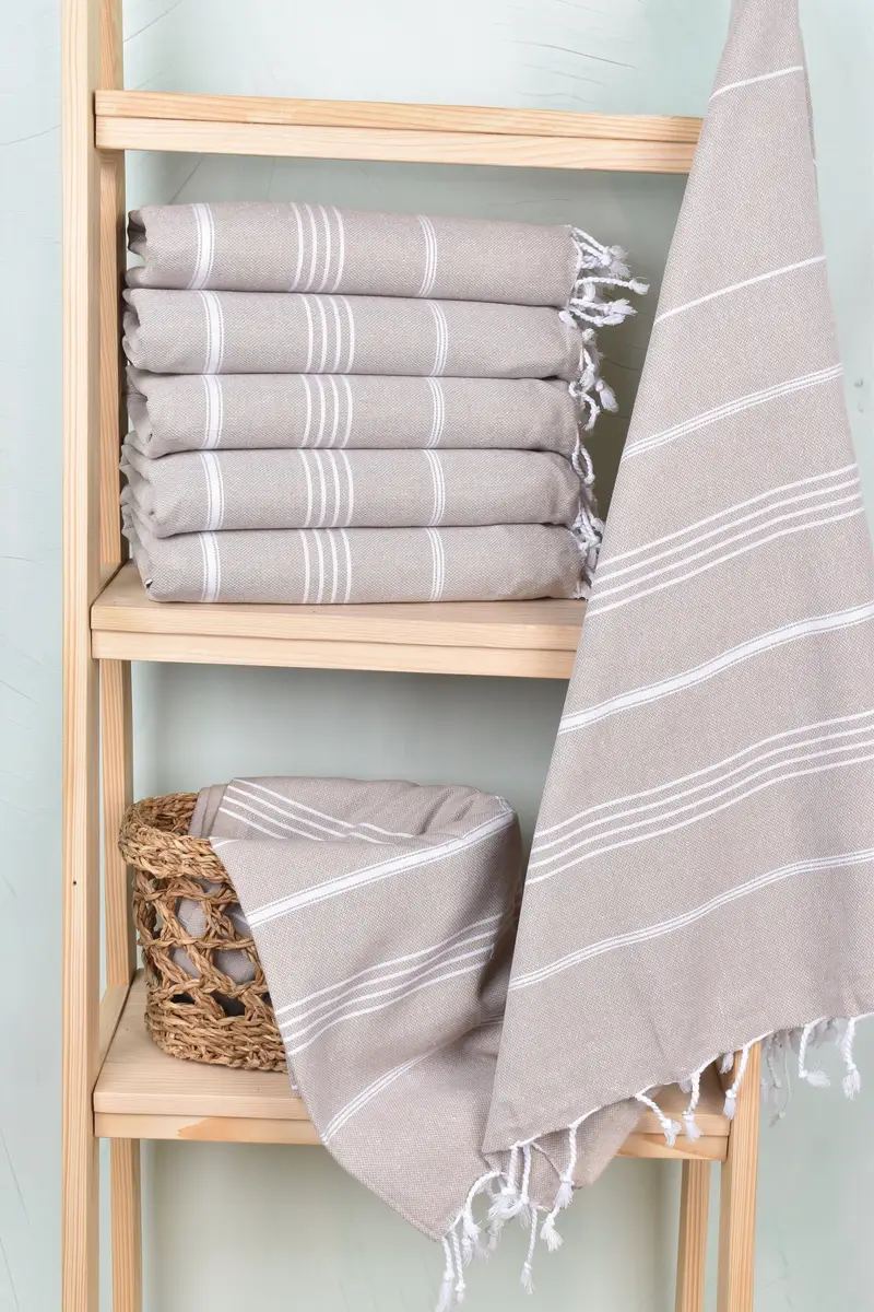70x40 Cotton Striped Towel, Best Wedding Gift, Summer Gift, Luxury towel, Sand-resistant towel, Scarf Towel, Personalize Gift, Luxury Beach Towel - 3