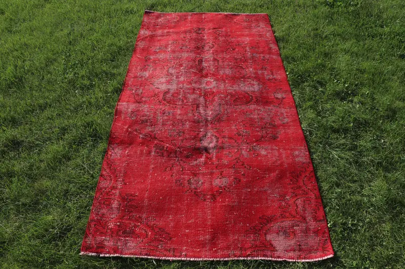 Alfombra Camuflaje Roja, 3,3x6,7ft Chic Decor