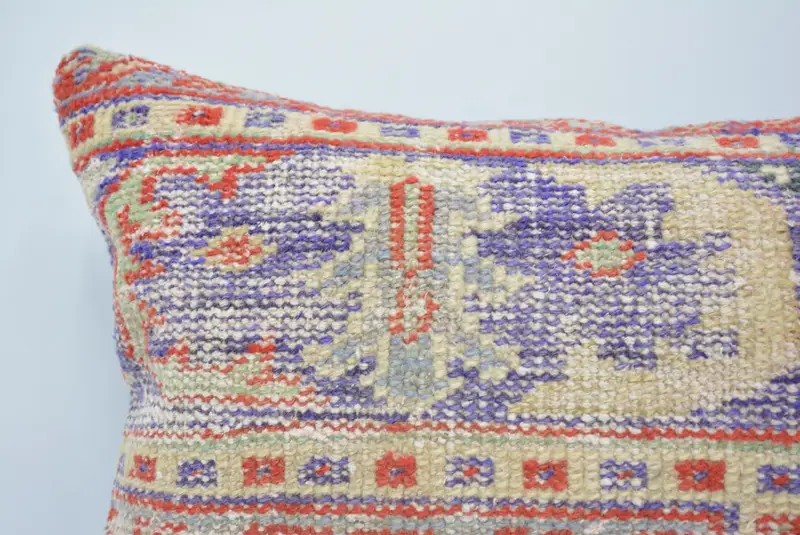 Cushion Cover, Gift Pillow, Outdoor Patio Cushion, Toss Cushion Cover, Kilim Pillow, 16x24 Blue Pillow, Vintage Pillow, Outdoor Cushion Case - 2