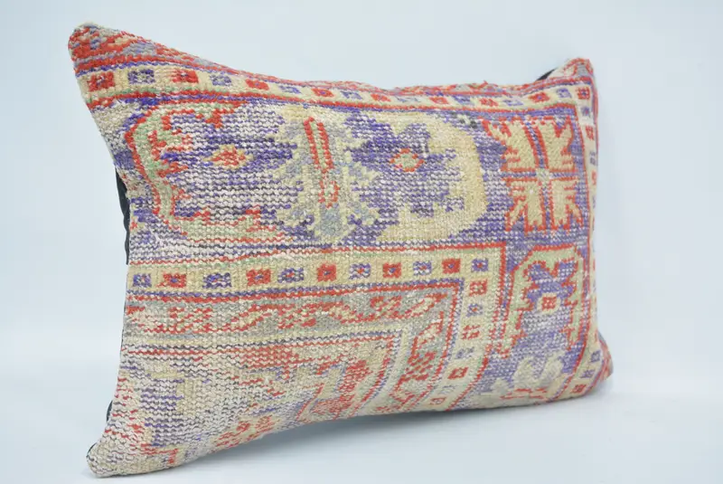 Cushion Cover, Gift Pillow, Outdoor Patio Cushion, Toss Cushion Cover, Kilim Pillow, 16x24 Blue Pillow, Vintage Pillow, Outdoor Cushion Case - 3