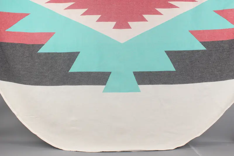 Bachelorette Towel Embroidered Beach Towel Benetton Green-Red 79x79 Inches