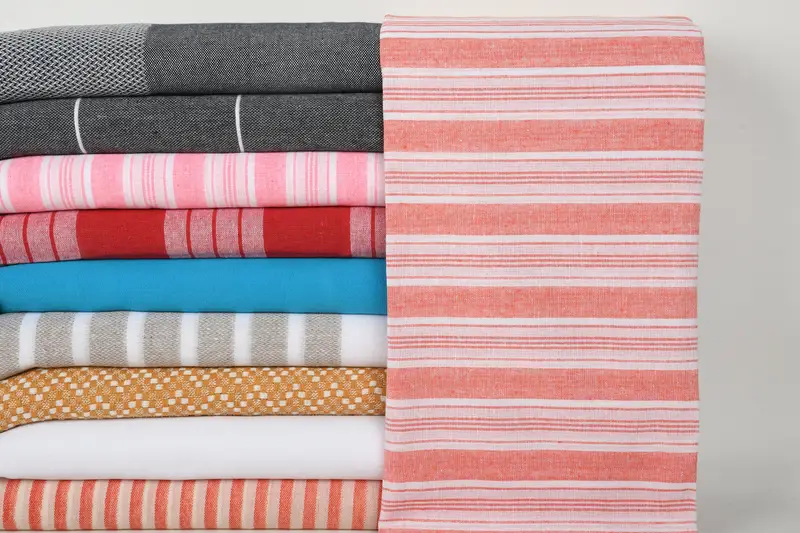 Gift For Mom, Traditional Turkish peshtemal for hammam, Lightweight towel, Quick-dry towel, Luxury towel, Gym Towel, 70x40 Cotton Set of 10 Towel - 2