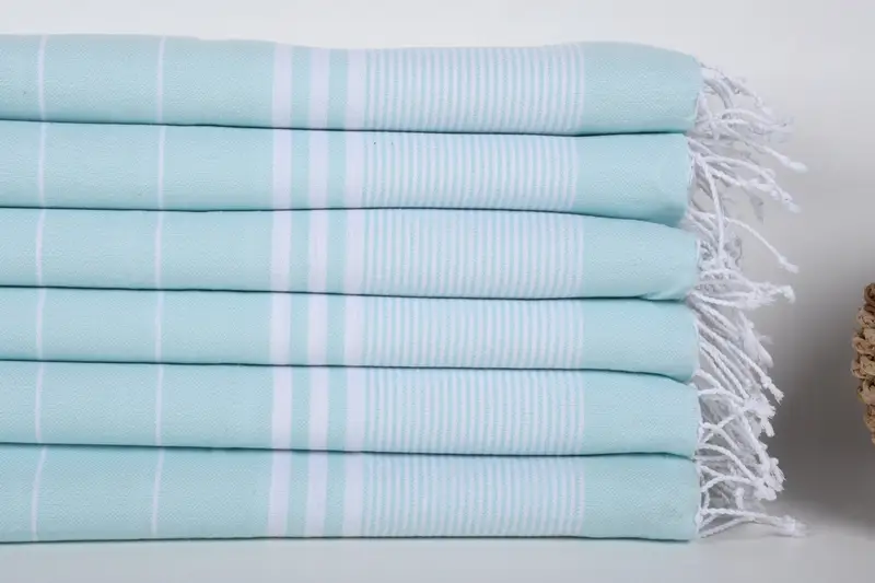 Monogram Mutfak Havlu, Kişiselleştirilmiş Hediye, Yaz Hediyesi, 40x24 Pamuklu Çizgili Havlu, Adlı Havlu, Küçük Banyo Havlusu, Kişiselleştirilmiş Nedime Hediyesi - 2