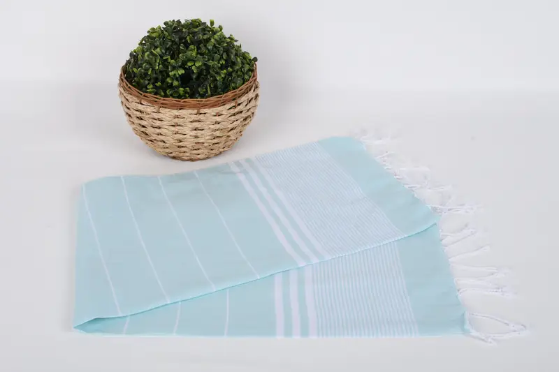 Monogram Mutfak Havlu, Kişiselleştirilmiş Hediye, Yaz Hediyesi, 40x24 Pamuklu Çizgili Havlu, Adlı Havlu, Küçük Banyo Havlusu, Kişiselleştirilmiş Nedime Hediyesi - 4