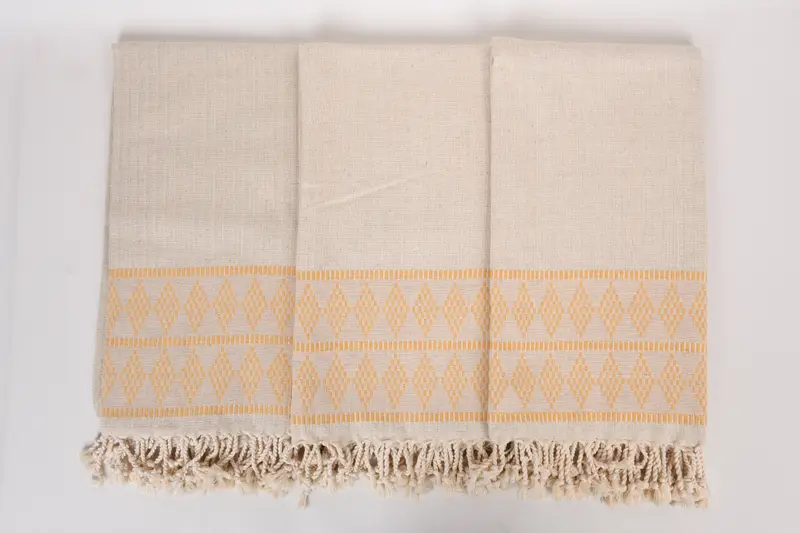 70x36 Linen Kilim Design Towel, Lightweight towel, Valentines Day Gift Idea, Organic Towel, Soft towel, Monogram Turkish Towel, Family Gift Basket - 7